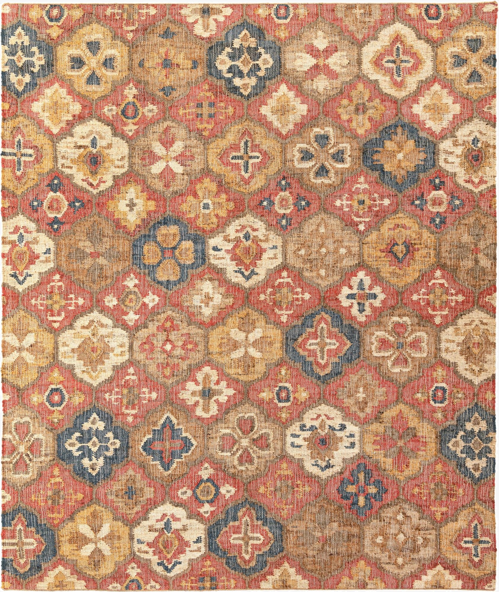 Primary image  7' 10 x 10'  Hand Woven Kala Handwoven Jute Rug