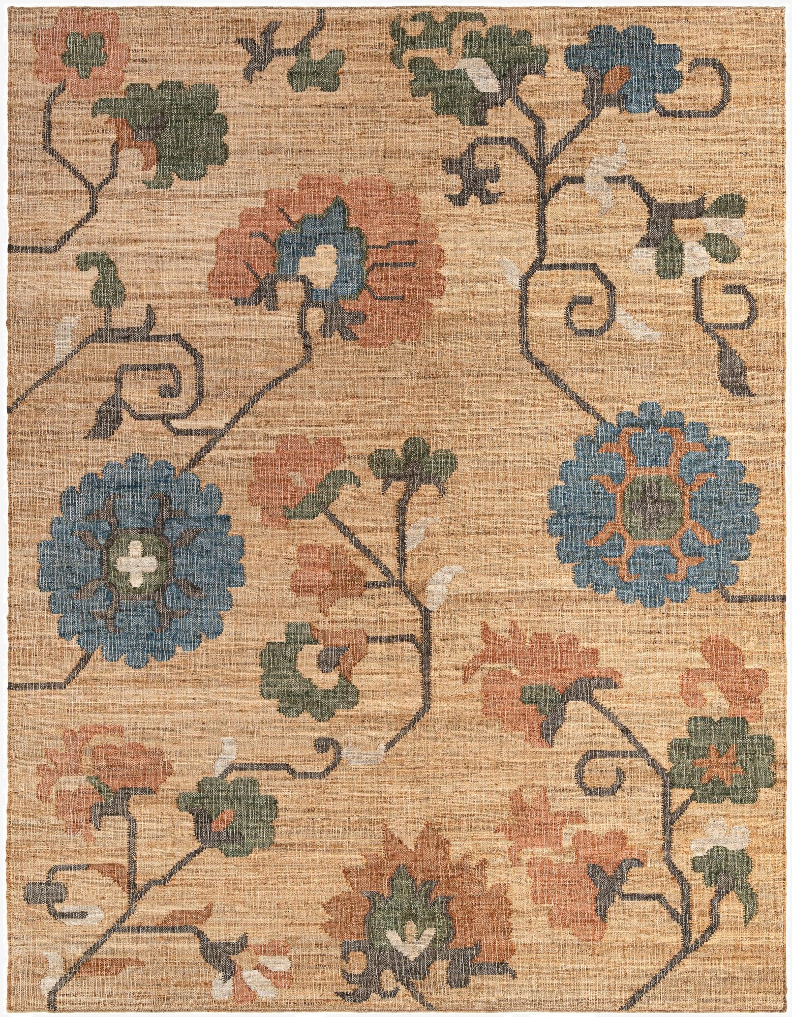 Primary image 9' x 12'  Hand Woven Kala Handwoven Jute Rug