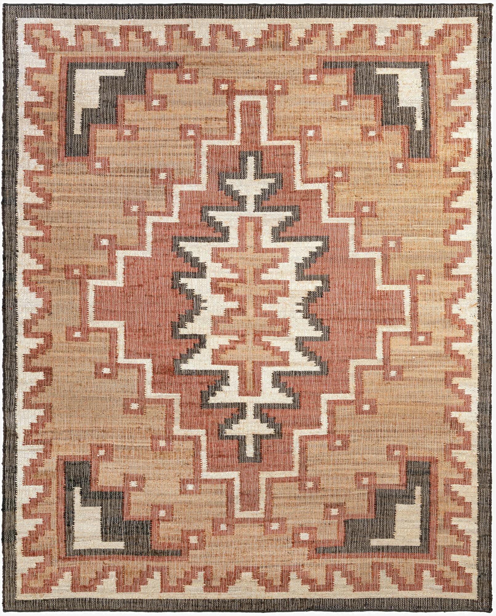 Primary image  7' 10 x 10'  Hand Woven Kala Handwoven Jute Rug