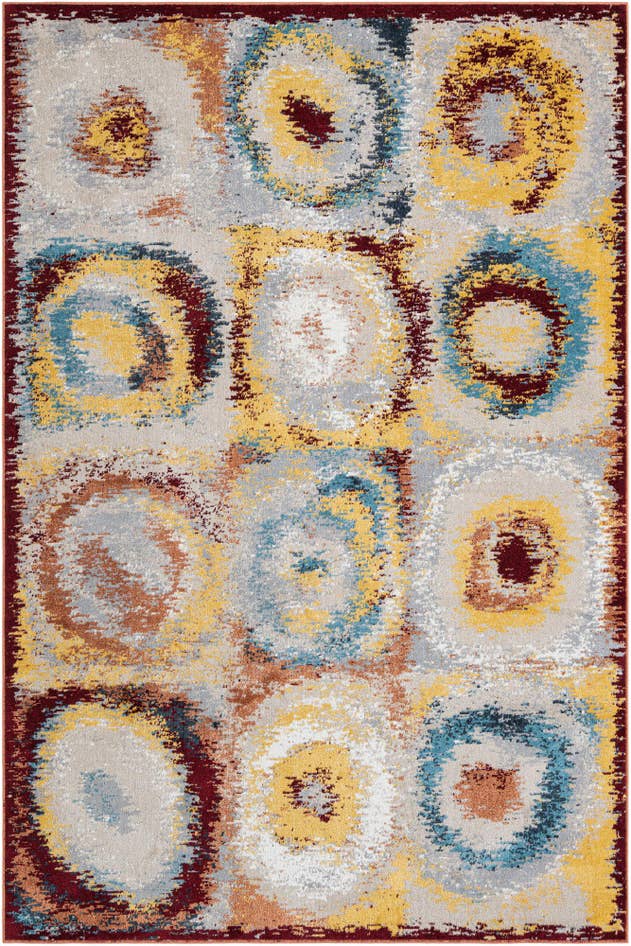 Detail image of 6' 1 x 9' Kamala Washable Rug