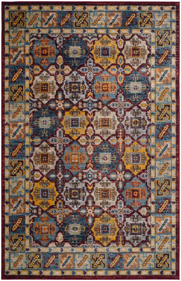 Detail image of 5' 3 x 8' Kamala Washable Rug