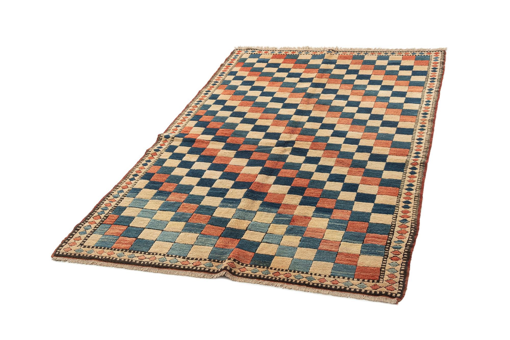 4' 4 x 7' 4 Hand Knotted Kars Wool Rug
