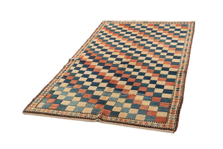 Detail image of 4' 4 x 7' 4 Hand Knotted Kars Wool Rug
