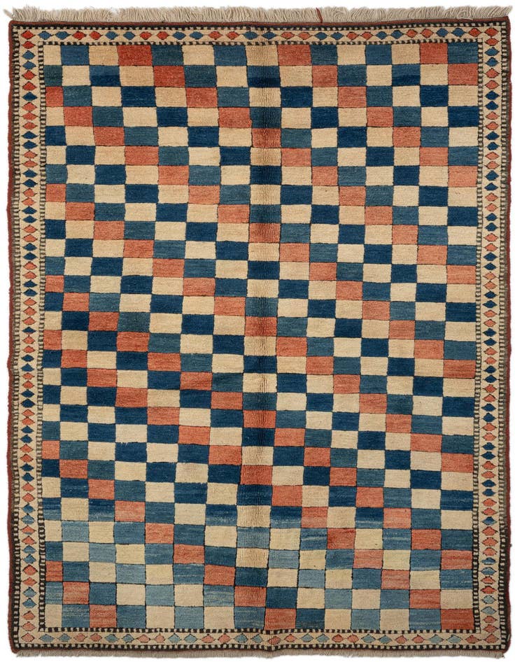 Detail image of 4' 4 x 7' 4 Hand Knotted Kars Wool Rug