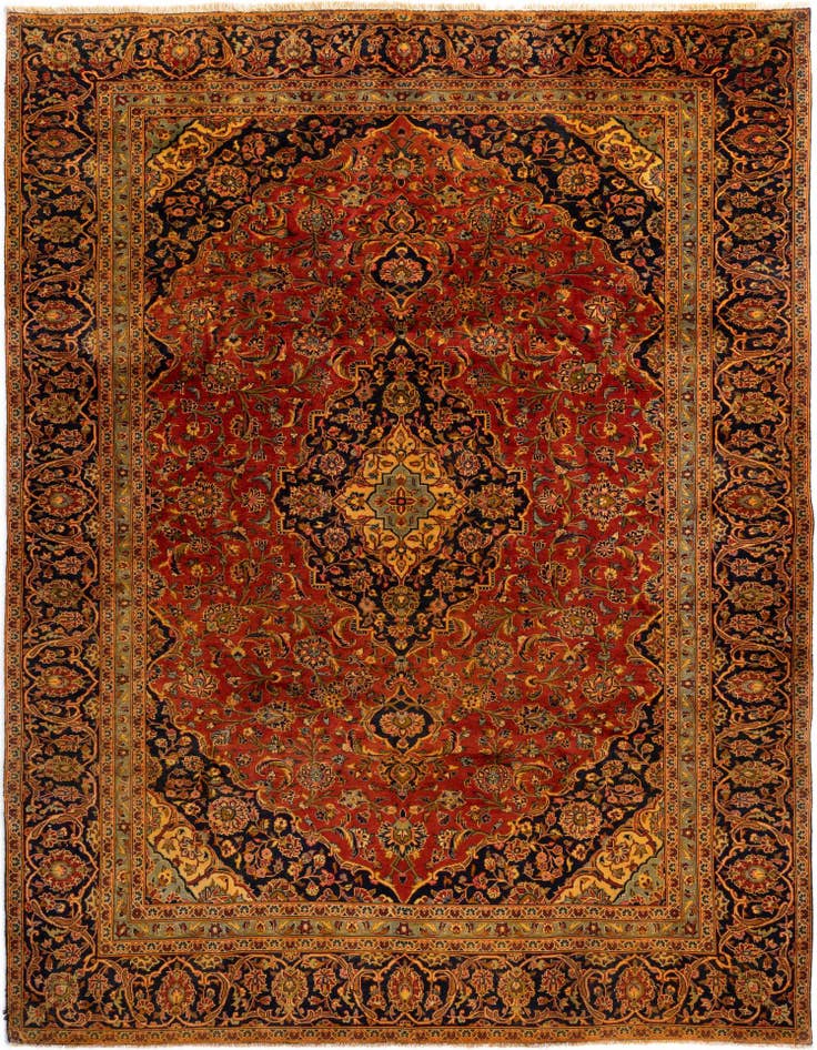 Detail image of 7' 5 x 10' Kashan Rug