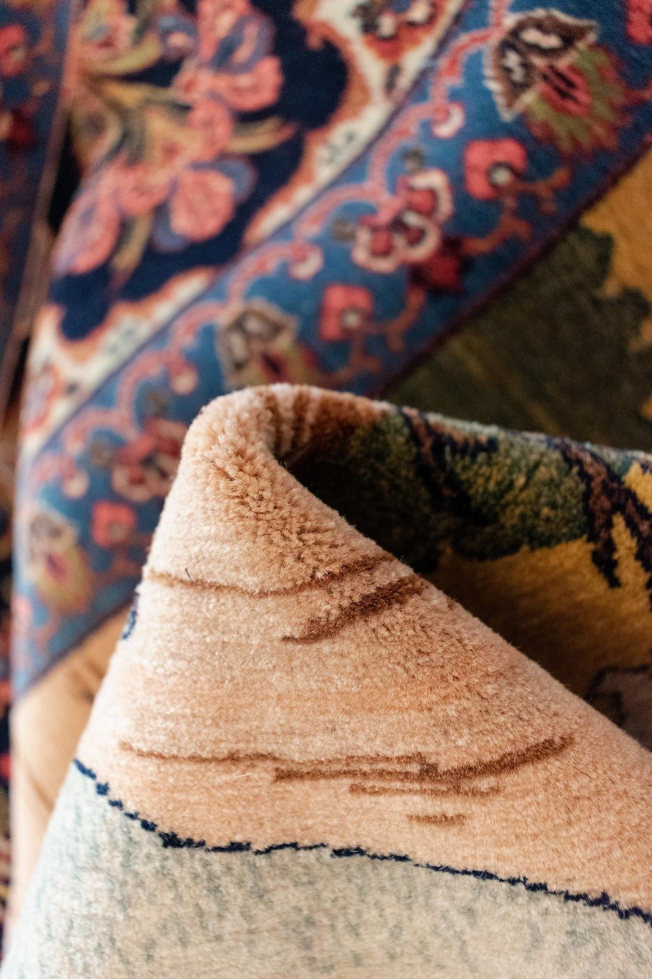 4' 8 x 6' 7 Kashan Wool Rug