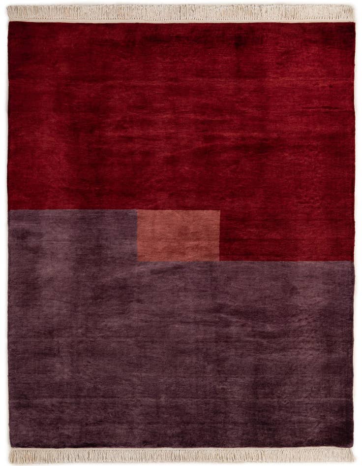 Detail image of 5' 3 x 8' 4 Hand Knotted Kashkuli Gabbeh Wool Rug