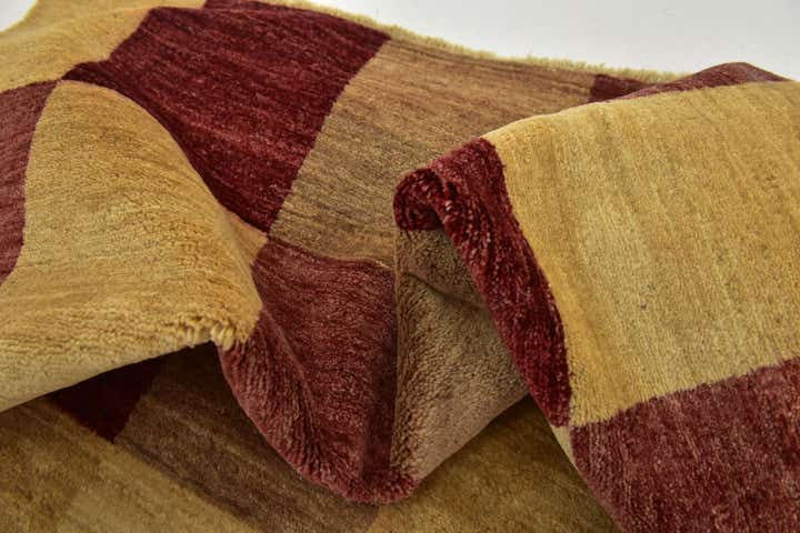 6' 7 x 10' Hand Knotted Kashkuli Gabbeh Wool Rug