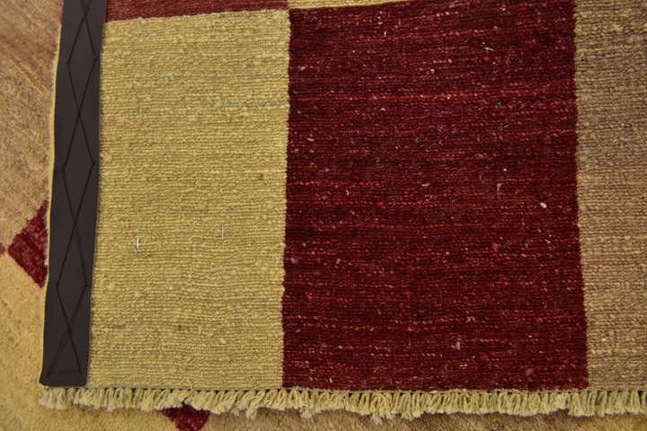 6' 7 x 10' Hand Knotted Kashkuli Gabbeh Wool Rug