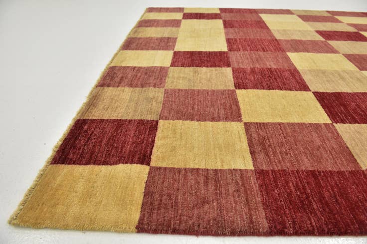 Detail image of 6' 7 x 10' Hand Knotted Kashkuli Gabbeh Wool Rug