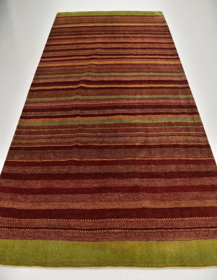 Detail image of 8' x 9' 10 Hand Knotted Kashkuli Gabbeh Wool Rug