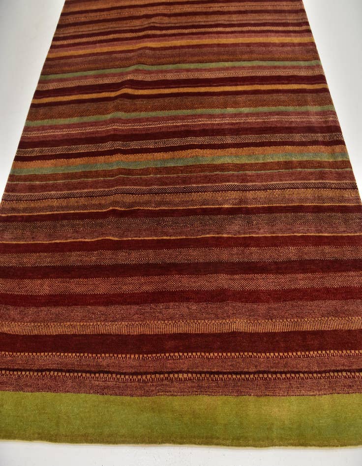 Detail image of 8' x 9' 10 Hand Knotted Kashkuli Gabbeh Wool Rug