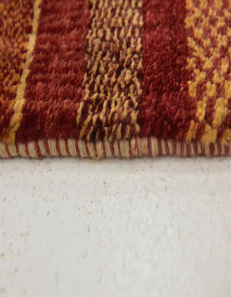 Detail image of 8' x 9' 10 Hand Knotted Kashkuli Gabbeh Wool Rug