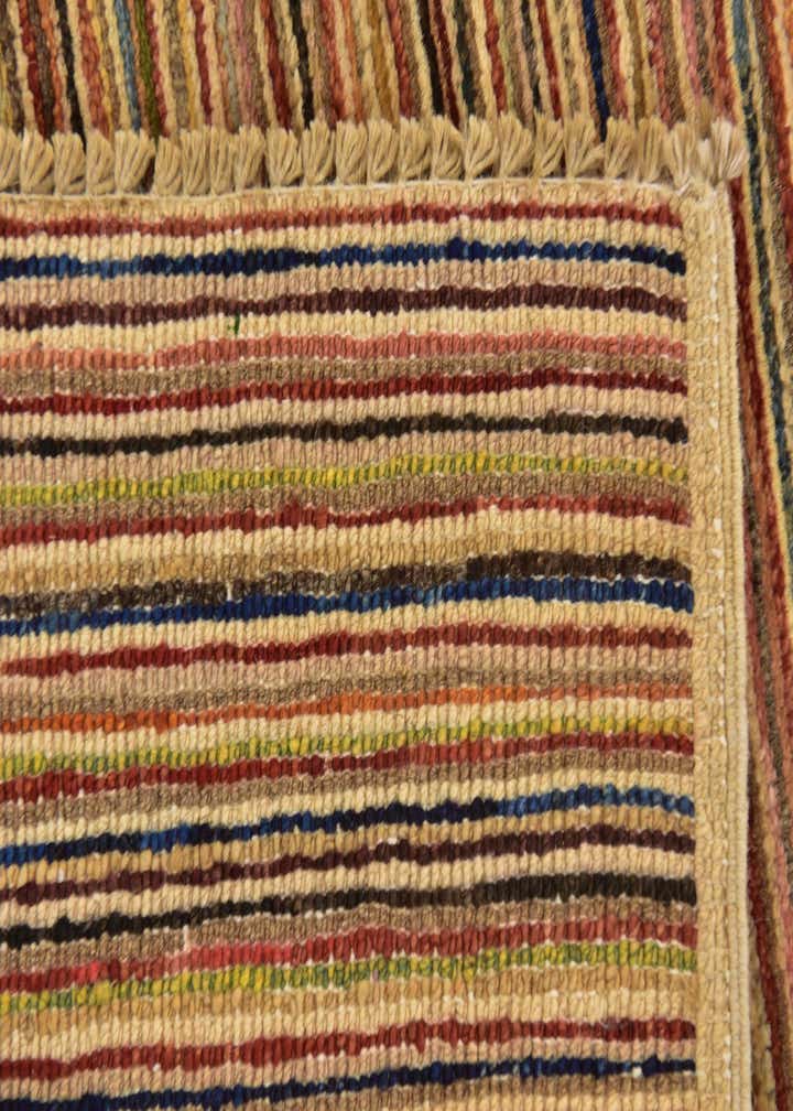 5' 3 x 7' 4 Hand Knotted Kashkuli Gabbeh Wool Rug