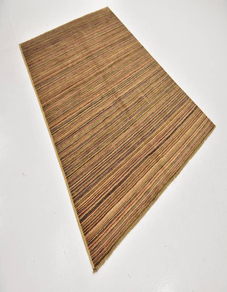 Detail image of 5' 3 x 7' 4 Hand Knotted Kashkuli Gabbeh Wool Rug