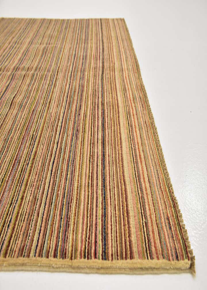 5' 3 x 7' 4 Hand Knotted Kashkuli Gabbeh Wool Rug