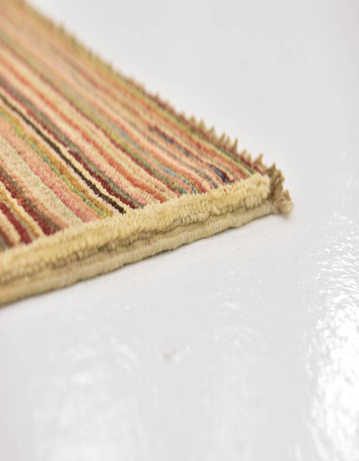 Detail image of 5' 3 x 7' 4 Hand Knotted Kashkuli Gabbeh Wool Rug