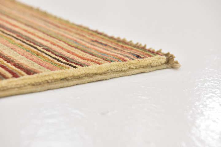 5' 3 x 7' 4 Hand Knotted Kashkuli Gabbeh Wool Rug