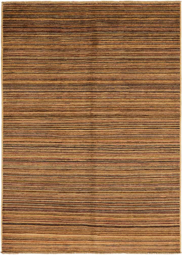 5' 3 x 7' 4 Hand Knotted Kashkuli Gabbeh Wool Rug