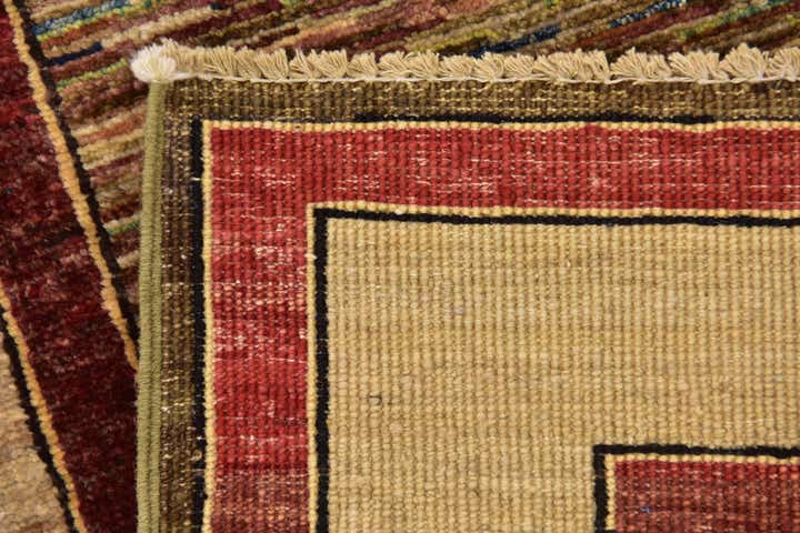 6' x 8' 2 Hand Knotted Kashkuli Gabbeh Wool Rug