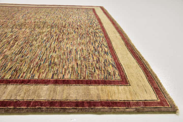 6' x 8' 2 Hand Knotted Kashkuli Gabbeh Wool Rug