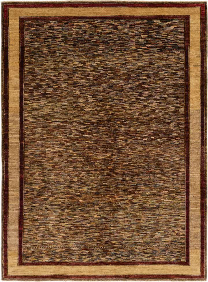 6' x 8' 2 Hand Knotted Kashkuli Gabbeh Wool Rug