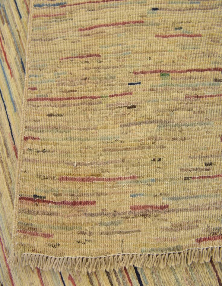 Detail image of 6' 3 x 9' 7 Hand Knotted Kashkuli Gabbeh Wool Rug