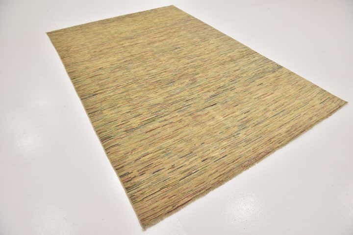 6' 3 x 9' 7 Hand Knotted Kashkuli Gabbeh Wool Rug