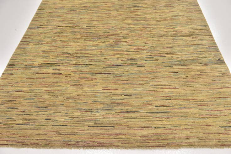 Detail image of 6' 3 x 9' 7 Hand Knotted Kashkuli Gabbeh Wool Rug