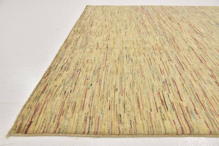 Detail image of 6' 3 x 9' 7 Hand Knotted Kashkuli Gabbeh Wool Rug