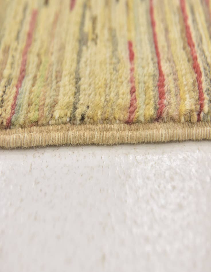 Detail image of 6' 3 x 9' 7 Hand Knotted Kashkuli Gabbeh Wool Rug