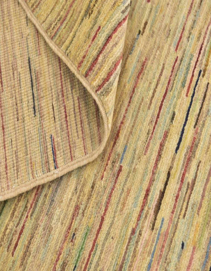 Detail image of 6' 3 x 9' 7 Hand Knotted Kashkuli Gabbeh Wool Rug