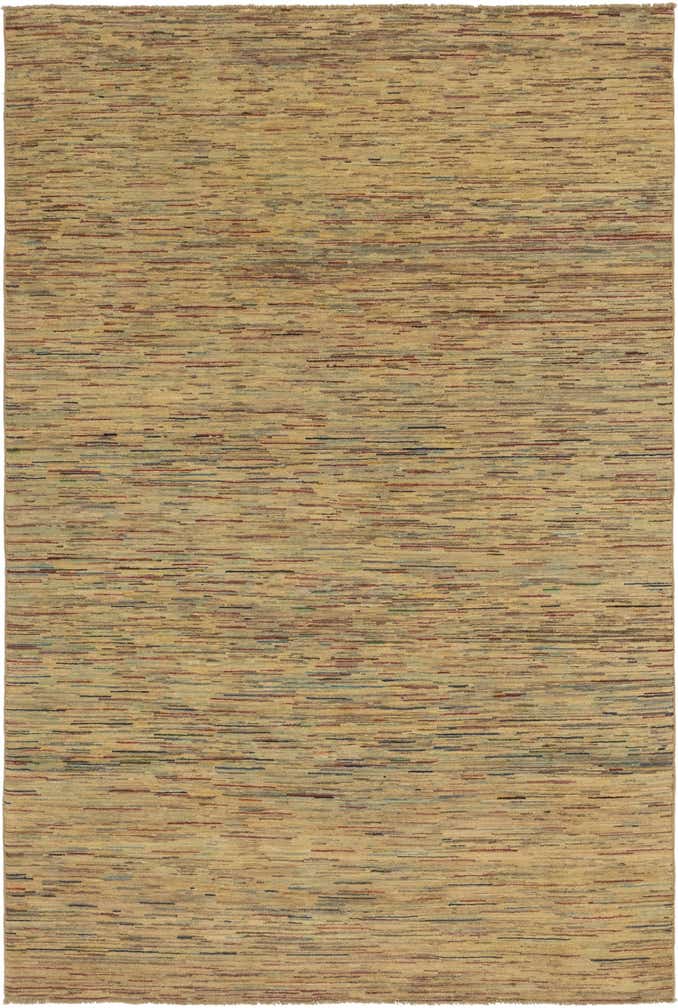 6' 3 x 9' 7 Hand Knotted Kashkuli Gabbeh Wool Rug