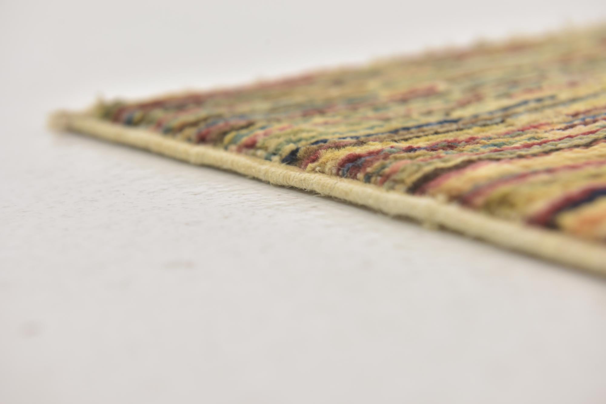 6' x 9' 4 Hand Knotted Kashkuli Gabbeh Wool Rug