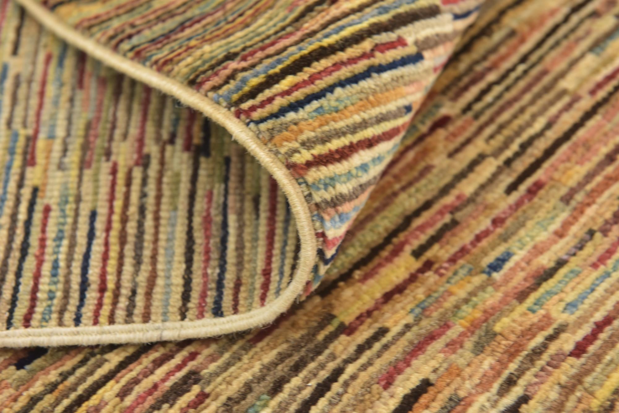 6' x 9' 4 Hand Knotted Kashkuli Gabbeh Wool Rug