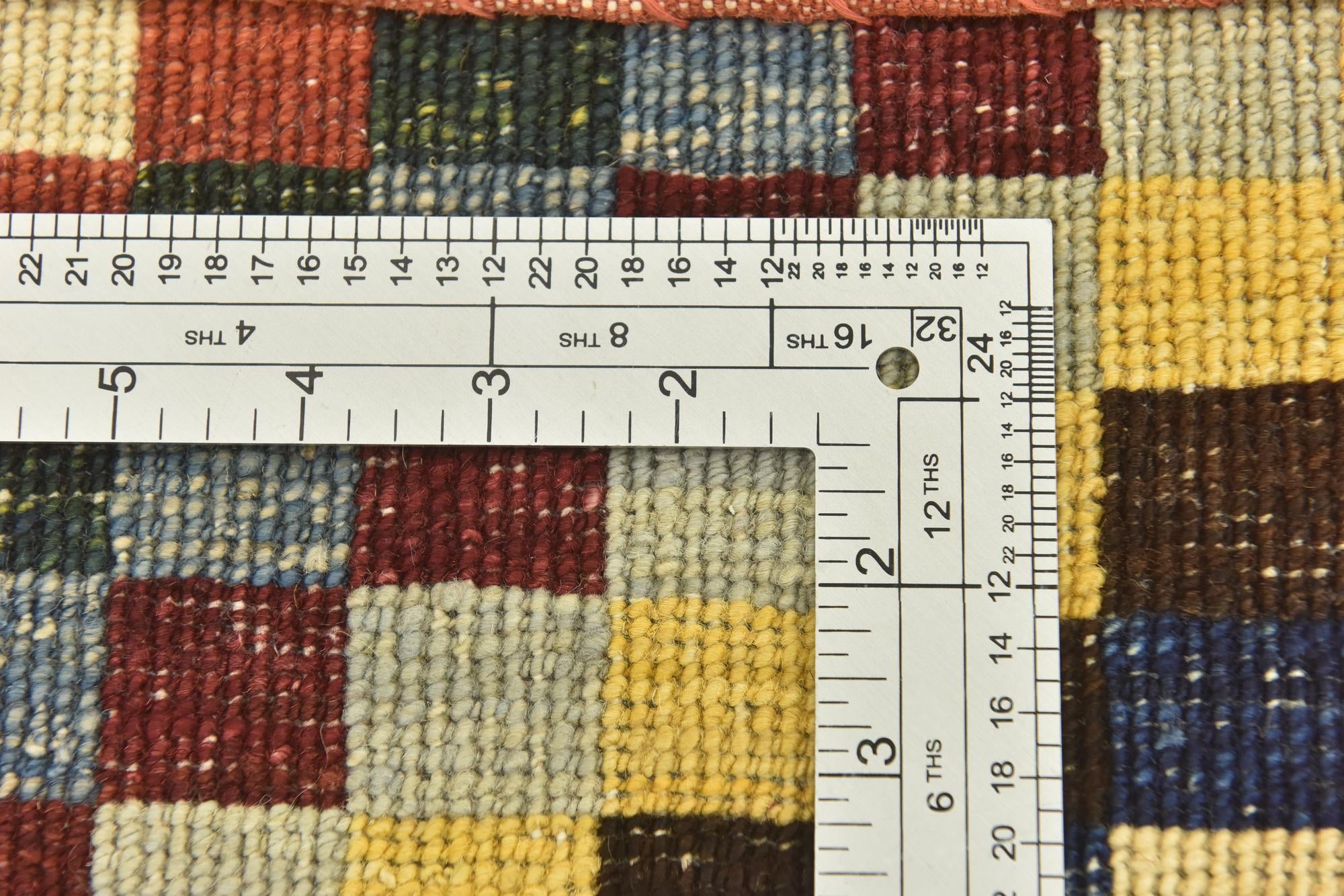 5' x 6' 7 Hand Knotted Kashkuli Gabbeh Oriental Wool Rug