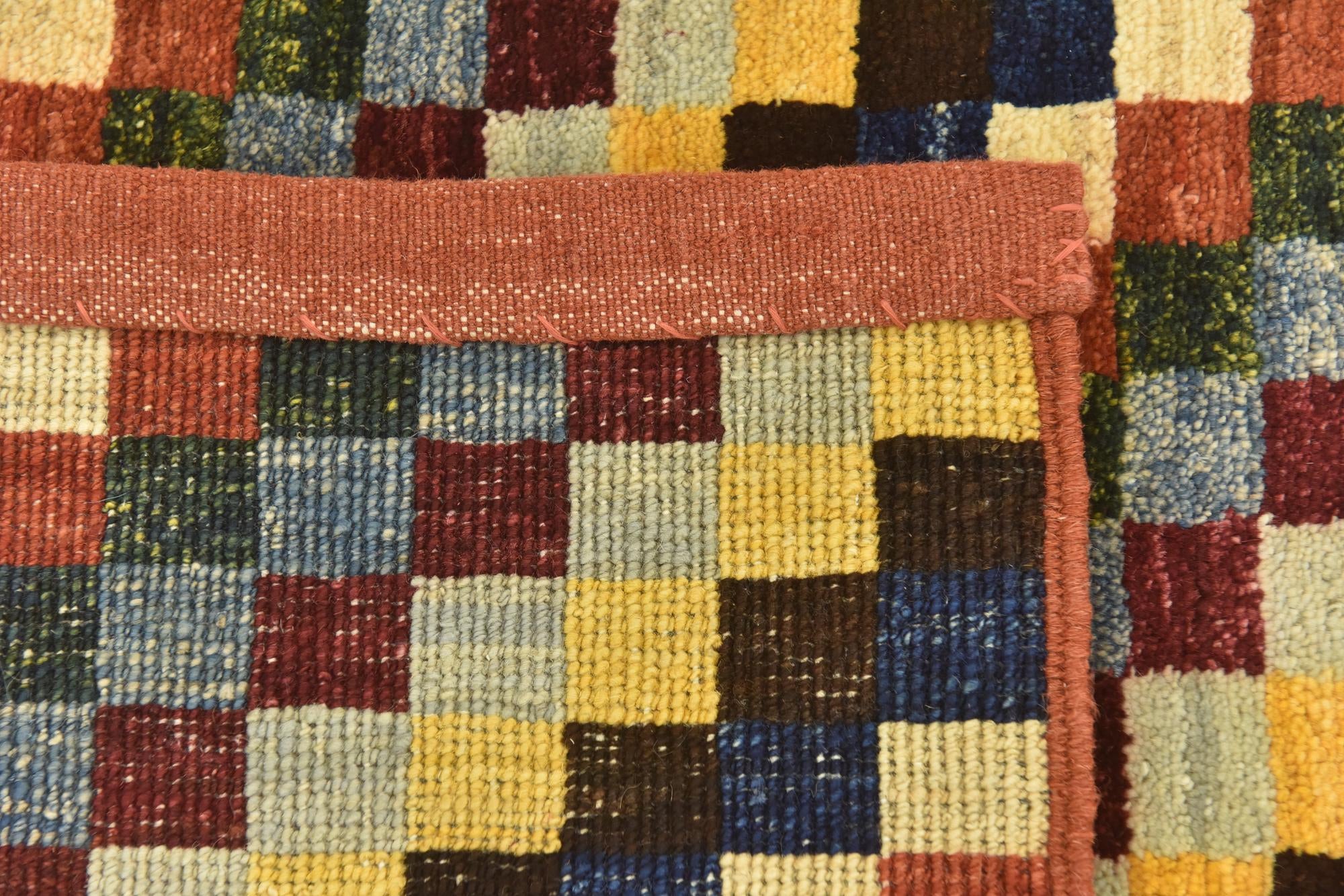 5' x 6' 7 Hand Knotted Kashkuli Gabbeh Oriental Wool Rug