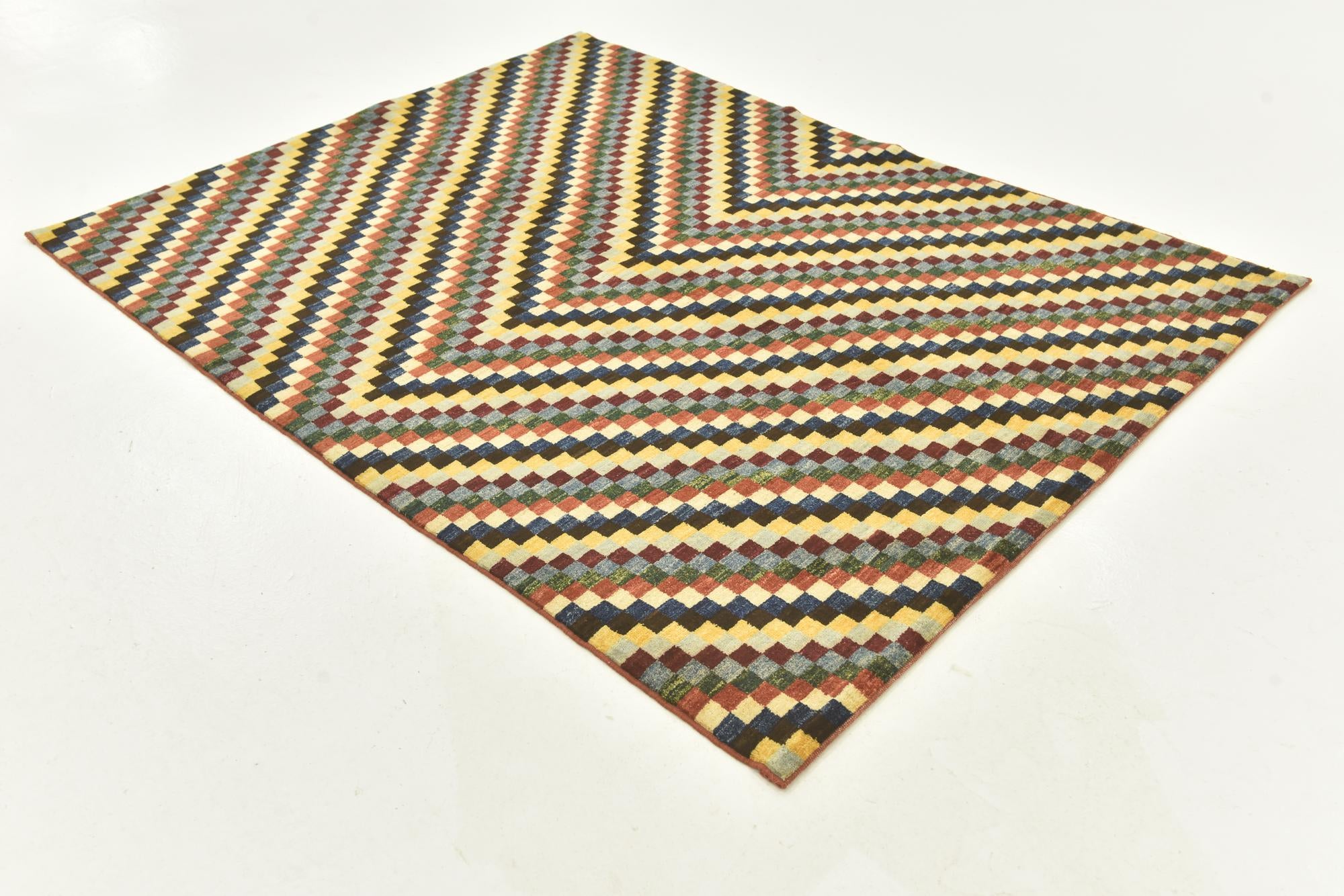 5' x 6' 7 Hand Knotted Kashkuli Gabbeh Oriental Wool Rug