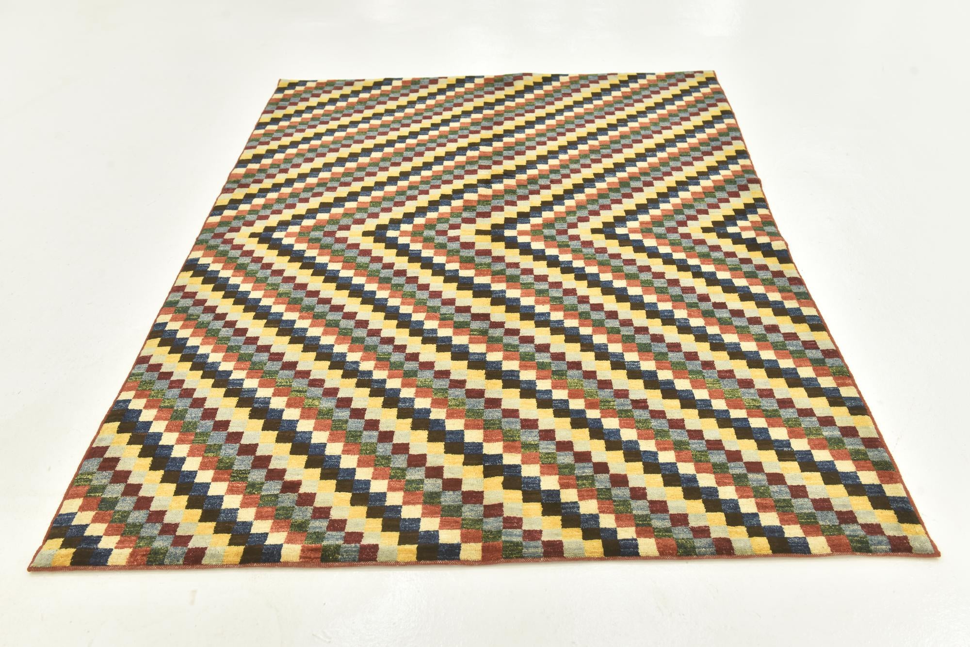 5' x 6' 7 Hand Knotted Kashkuli Gabbeh Oriental Wool Rug