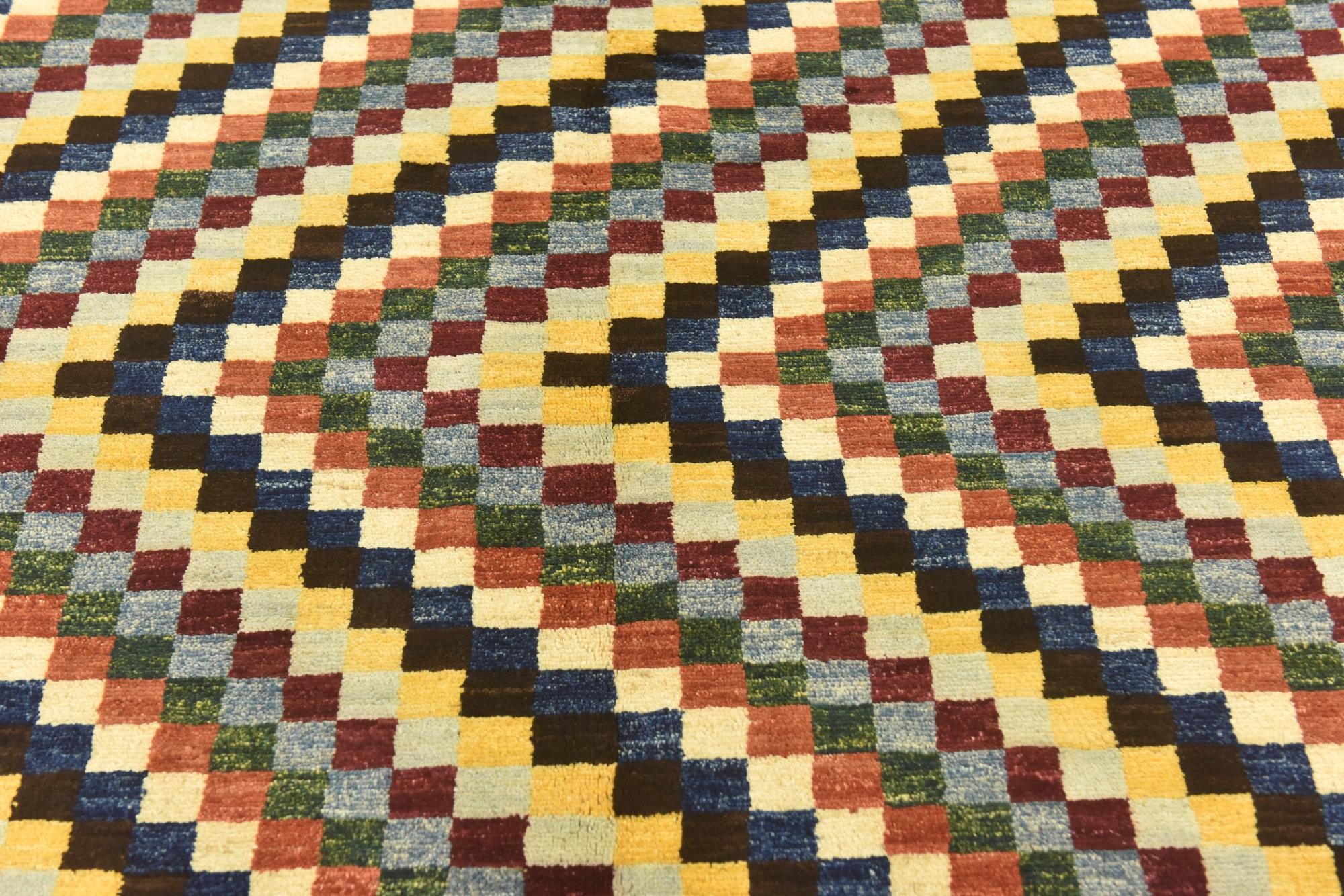 5' x 6' 7 Hand Knotted Kashkuli Gabbeh Oriental Wool Rug