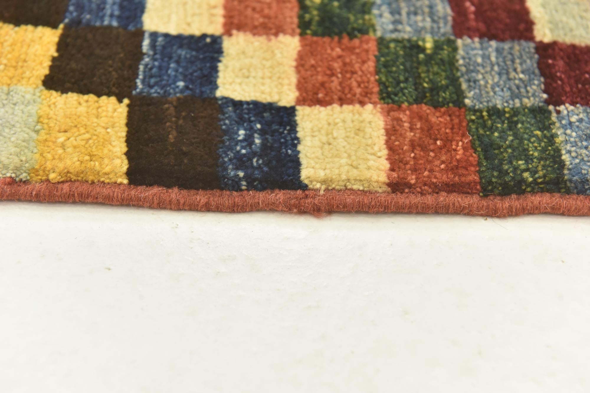 5' x 6' 7 Hand Knotted Kashkuli Gabbeh Oriental Wool Rug
