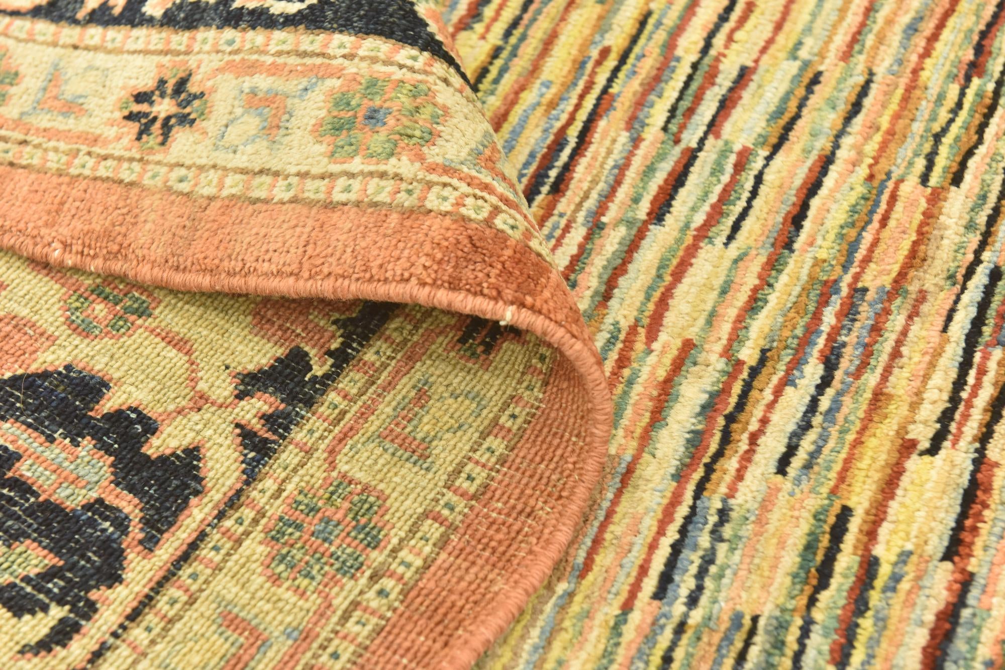 5' 8 x 7' 4 Hand Knotted Kashkuli Gabbeh Wool Rug