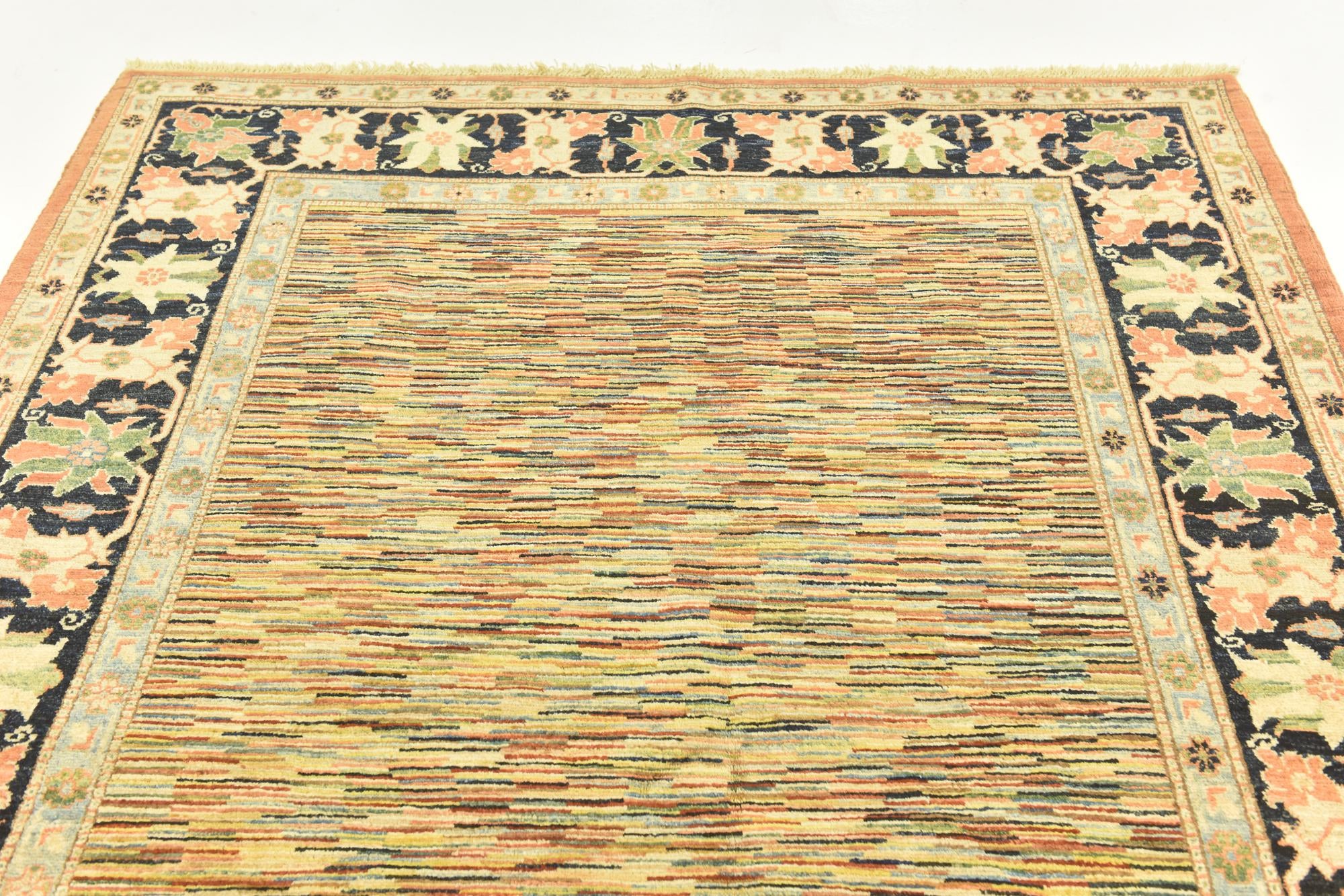 5' 8 x 7' 4 Hand Knotted Kashkuli Gabbeh Wool Rug