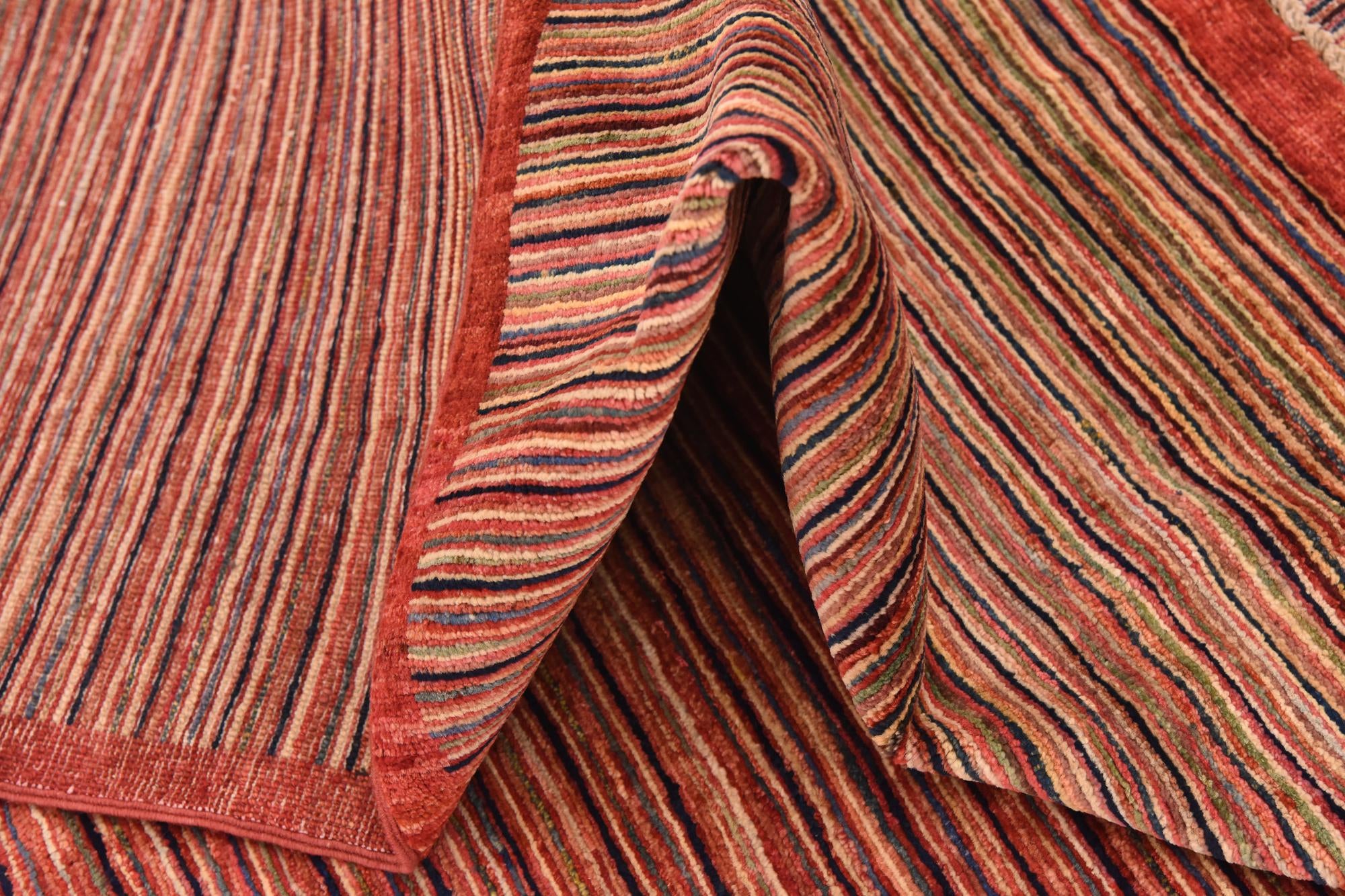 6' 4 x 9' 11 Hand Knotted Kashkuli Gabbeh Wool Rug