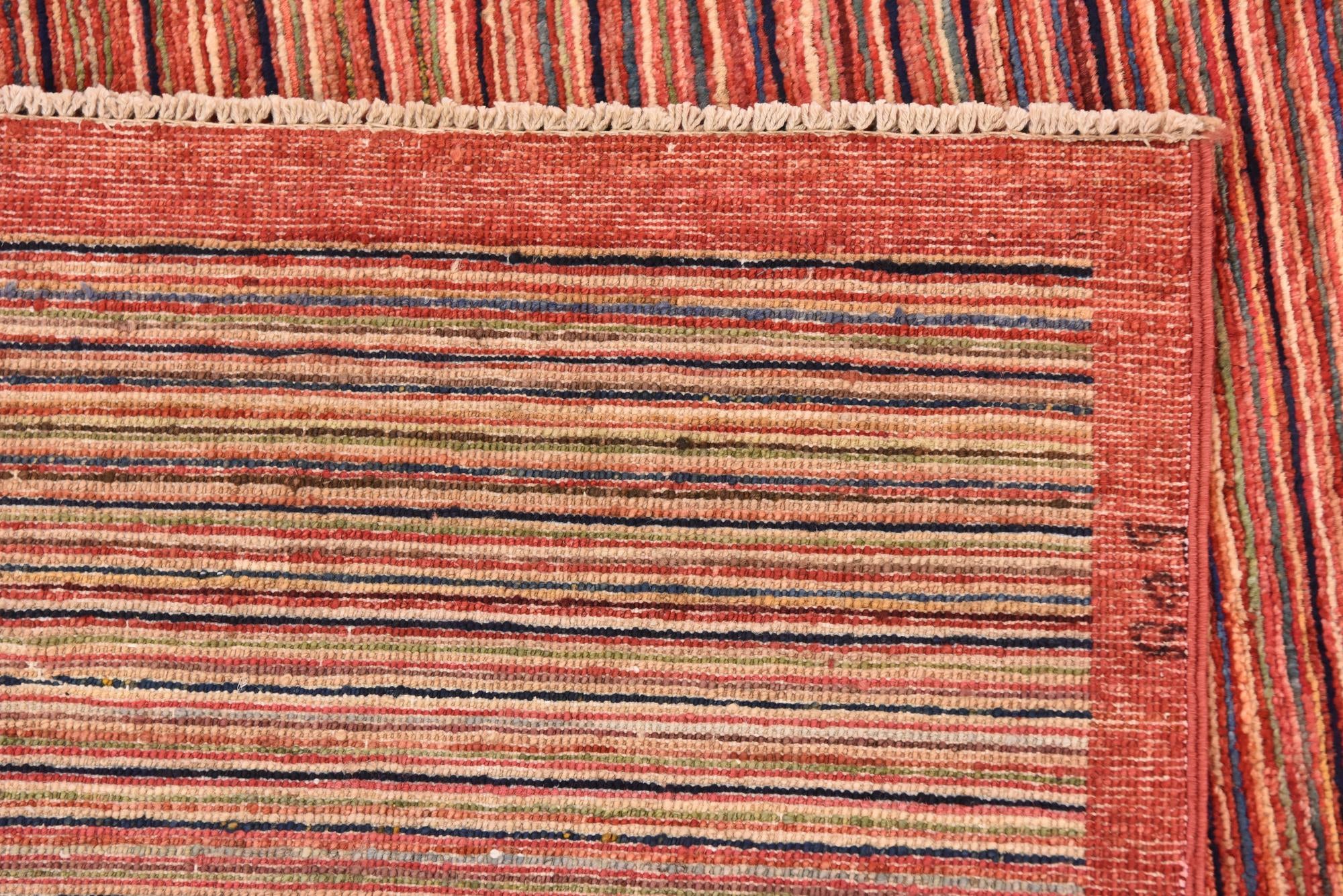 6' 4 x 9' 11 Hand Knotted Kashkuli Gabbeh Wool Rug