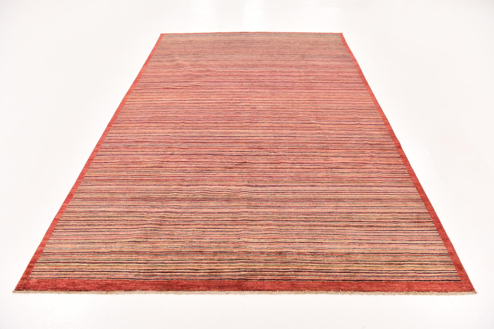 6' 4 x 9' 11 Hand Knotted Kashkuli Gabbeh Wool Rug