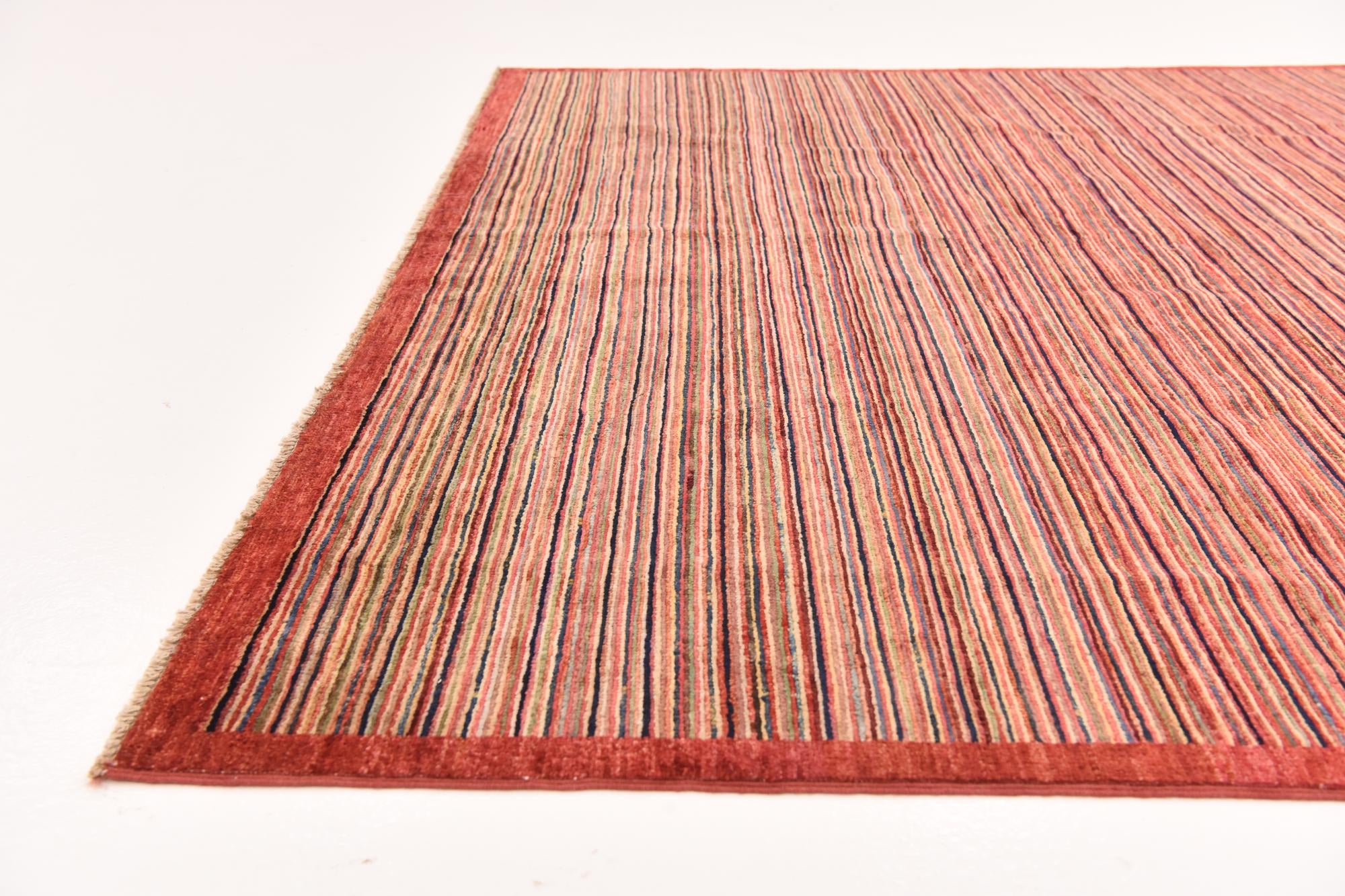 6' 4 x 9' 11 Hand Knotted Kashkuli Gabbeh Wool Rug