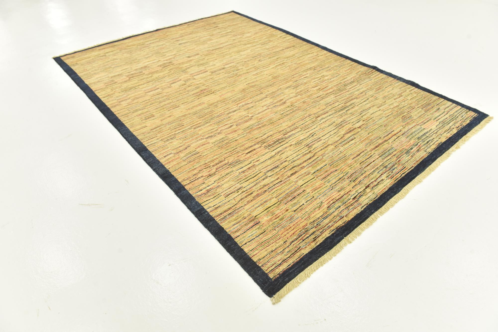 6' 8 x 9' 6 Hand Knotted Kashkuli Gabbeh Wool Rug