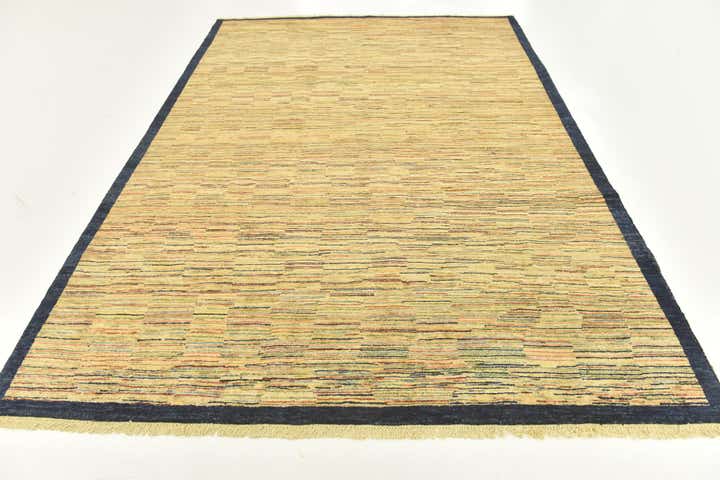 6' 8 x 9' 6 Hand Knotted Kashkuli Gabbeh Wool Rug