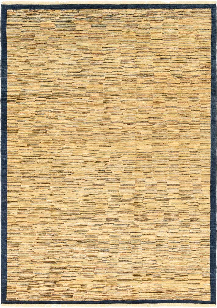 6' 8 x 9' 6 Hand Knotted Kashkuli Gabbeh Wool Rug